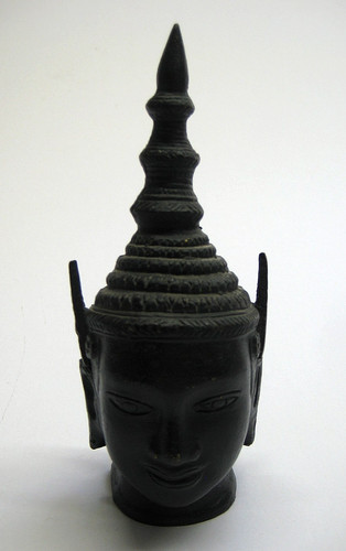 Vintage cast bronze asian - bronze,