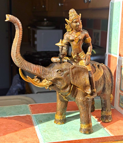 Bronze elephant vintage - bronze,