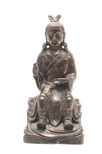 Chinese bronze buddha gilt - buddha,