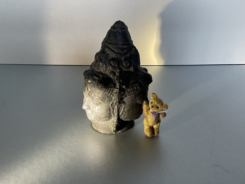 Three headed bronze buddha - three,