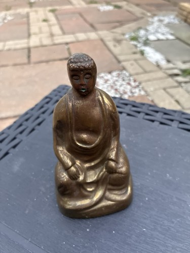 Seated buddha metal - seated,