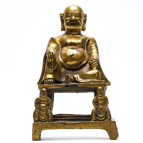 Chinese figurine bronze gilt - bronze,