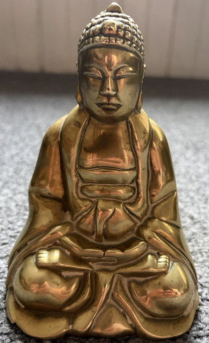 Chinese bronze buddha statue - chinese,
