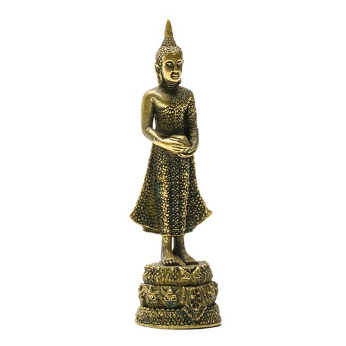 Chinese brass standing - chinese, buddha