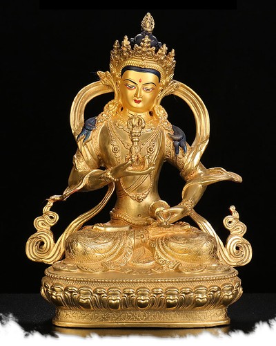 30cm buddhism old - old, handpainted