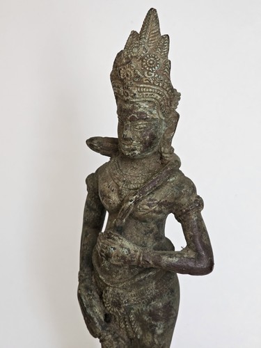 Antique khmer bronze - khmer, statue